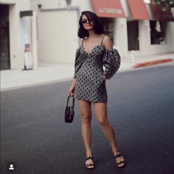 Delphine The Label Hear Me Howl Polka Dot Dress Size 2 - Picture 2 of 11